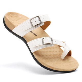 Foto 3 | Foto 3 | Sandalias Ortopédicas Athlefit Para Mujer Arch Support, Color Blanco 11 - Venta Internacional.