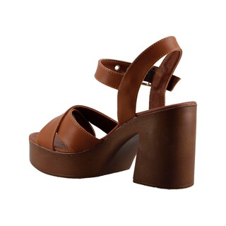 Foto 4 | Foto 4 | Sandalia De Mujer Miracol By Mama Lola 5602 Camel Tacon Alto Casual Mujer Talla 23 A 26 M