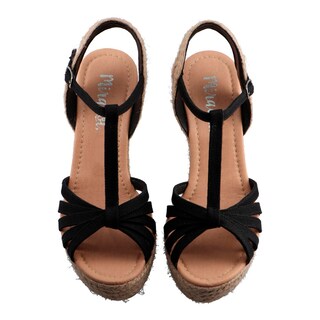 Foto 6 | Foto 6 | Sandalia Mujer Miracol By Mama Lola 9308 Negro Sandalia Plataforma Casual Cómoda Talla 23 A 26 M