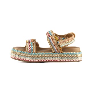 Foto 2 | Foto 2 | Sandalia Plataforma Yute Casual Hebilla Para Dama Walki Giorgia Multicolor