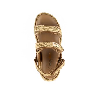 Foto 5 | Foto 5 | Sandalia Plataforma Yute Casual Hebilla Para Dama Walki Giorgia Beige