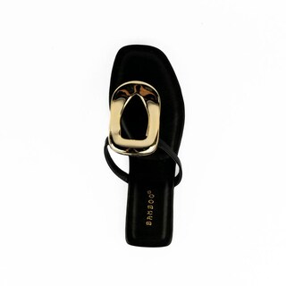 Foto 4 | Foto 4 | Sandalia Hebilla Flat Casual Moda Para Mujer Walki Briseida Negro