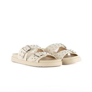 Foto 2 | Foto 2 | Sandalia Plataforma Doble Hebilla Para Mujer Walki Paulina Beige