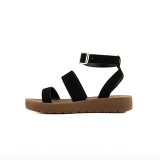 Foto 2 | Foto 2 | Sandalia Confort Casual Romana Para Dama Walki Cassandra Negro