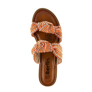 Foto 3 | Foto 3 | Sandalia Casual Plana Flat Doble Tira Para Mujer Walki Elvira Naranja