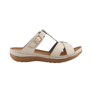 Foto 1 | Foto 1 | Sandalia Miracol By Mama Lola 40102 Tapioca Sandalia Confort De Piso Dama Huarache Talla 23 A 27 E