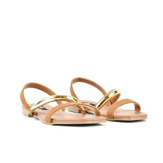 Foto 2 | Foto 2 | Sandalia Tiras Flat Casual Moda Para Mujer Walki Lia Cafe