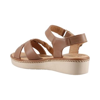 Foto 4 | Foto 4 | Sandalia Playa Caribe 16681 Adobe Para Mujer Confort Casual Talla 22 A 27 E