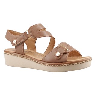 Foto 2 | Foto 2 | Sandalia Playa Caribe 16695 Adobe Para Mujer Confort Casual Talla 22 A 27 E