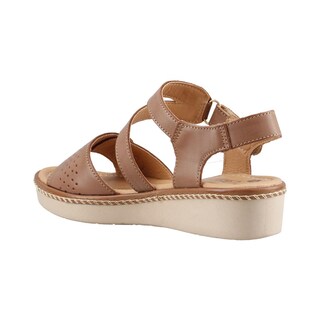 Foto 4 | Foto 4 | Sandalia Playa Caribe 16695 Adobe Para Mujer Confort Casual Talla 22 A 27 E