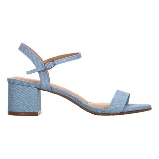 Foto 1 | Foto 1 | Sandalias Mujer Tacon Bajo Vizzano Mezclilla Dama Correa Azul