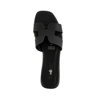 Foto 3 | Foto 3 | Sandalia Tiras Flat Casual Brillo Para Mujer Walki Azula Negro