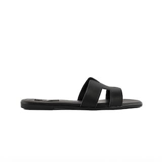 Foto 1 | Foto 1 | Sandalia Tiras Flat Casual Brillo Para Mujer Walki Azula Negro