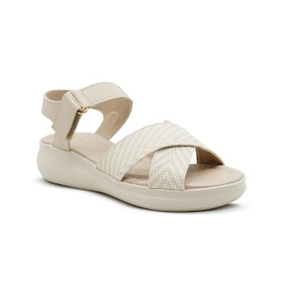 Foto 1 | Foto 1 | Sandalia Para Mujer Plataforma Acabado Tejido Color Beige Beige