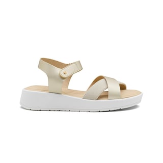 Foto 4 | Foto 4 | Sandalia Para Dama Plataforma Suela Blanca Super Comodas Plateado