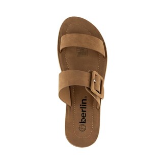 Foto 3 | Foto 3 | Sandalia Casual Plana Flat Doble Hebilla Para Mujer Walki Kim Cafe