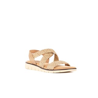 Foto 1 | Foto 1 | Sandalia Plataforma Casual Boho Para Mujer Walki Delia Beige