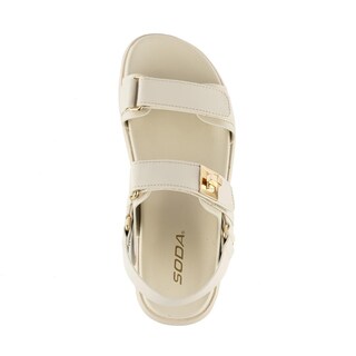 Foto 3 | Foto 3 | Sandalia Confort Casual Plataforma Para Dama Walki Cobber Beige