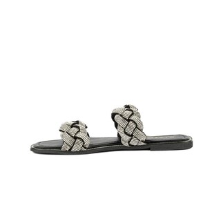 Foto 3 | Foto 3 | Sandalia Tiras Flat Brillo Suela Para Mujer Walki Samara Negro