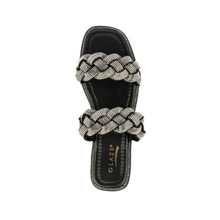 Foto 4 | Foto 4 | Sandalia Tiras Flat Brillo Suela Para Mujer Walki Samara Negro