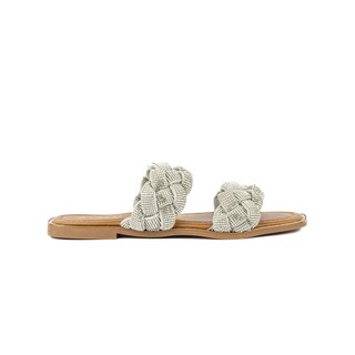 Foto 2 | Foto 2 | Sandalia Tiras Flat Brillo Suela Para Mujer Walki Samara Plateado