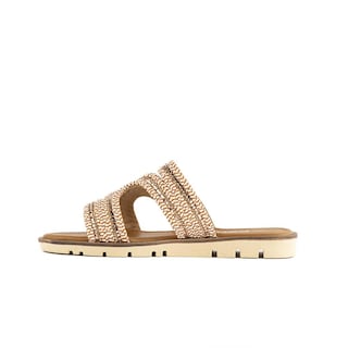 Foto 3 | Foto 3 | Sandalia Tiras Flat Casual Boho Para Mujer Walki Clara Dorado