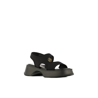 Foto 1 | Foto 1 | Sandalia Plataforma Chunky Moda Para Mujer Walki Fabiana Negro