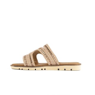 Foto 3 | Foto 3 | Sandalia Tiras Flat Casual Boho Para Mujer Walki Clara Dorado