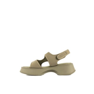 Foto 3 | Foto 3 | Sandalia Plataforma Chunky Moda Para Mujer Walki Fabiana Verde