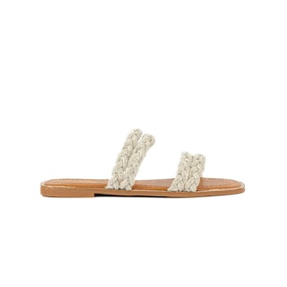 Foto 1 | Foto 1 | Sandalia Tiras Flat Brillo Suela Para Mujer Walki Esther Plateado