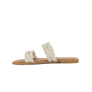 Foto 2 | Foto 2 | Sandalia Tiras Flat Brillo Suela Para Mujer Walki Esther Plateado