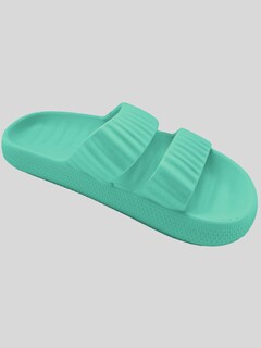 Foto 5 | Foto 5 | Sandalias Para Mujer Para Alberca O Playa Sand-1010 Verde Menta Sponch Antideslizante