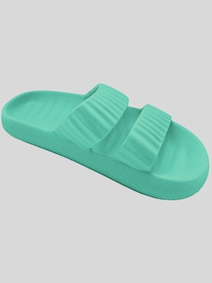 Foto 5 | Foto 5 | Sandalias Para Mujer Para Alberca O Playa Sand-1010 Verde Menta Sponch Antideslizante