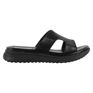 Foto 2 | Foto 2 | Sandalias De Piso Exterior Textil Color Negro Para Mujer De Rbcollection