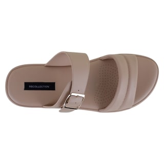 Foto 3 | Foto 3 | Sandalias De Piso Exterior Piel Vegana Color Beige Para Mujer De Rbcollection