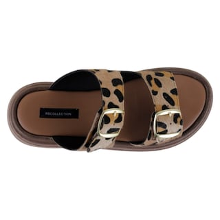 Foto 3 | Foto 3 | Sandalias De Piso Exterior Gamuza Sintética Color Café Para Mujer De Rbcollection