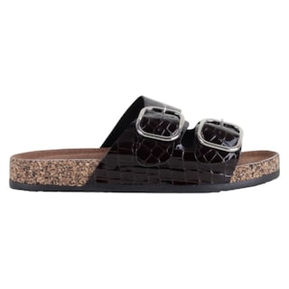 Foto 2 | Foto 2 | Sandalias De Piso Exterior Piel Color Café Para Mujer De Rbcollection