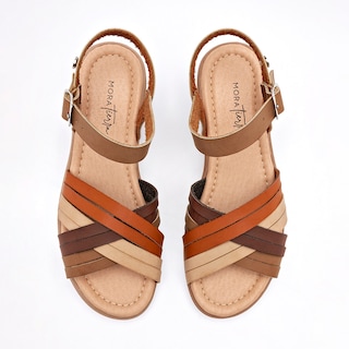 Foto 3 | Foto 3 | Mora Tierra Sandalia Para Mujer Café Camel Beige