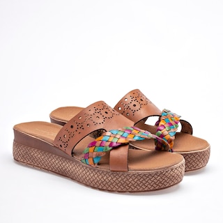 Foto 2 | Foto 2 | Mora Tierra Sandalia Para Mujer Camel Multicolor