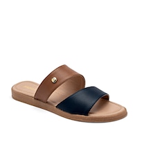 Moramora Sandalia Para Mujer Camel Marino