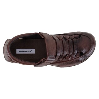 Foto 3 | Foto 3 | Sandalias De Piso Exterior Piel Color Café Para Mujer De Rbcollection