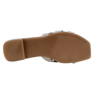 Foto 4 | Foto 4 | Sandalias De Piso Exterior Piel Vegana Color Beige Para Mujer De Rbbasics