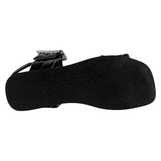 Foto 4 | Foto 4 | Sandalias De Piso Exterior Charol Color Negro Para Mujer De Rbcollection