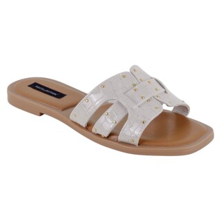 Foto 1 | Foto 1 | Sandalias De Piso Exterior Charol Color Blanco Para Mujer De Rbcollection