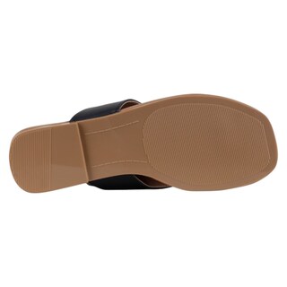 Foto 4 | Foto 4 | Sandalias De Piso Exterior Piel Vegana Color Negro Para Mujer De Rbbasics