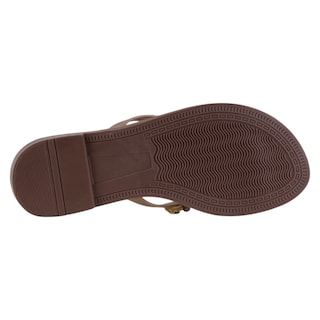 Foto 4 | Foto 4 | Sandalias De Piso Exterior Sintético Color Dorado Para Mujer De Rbbasics