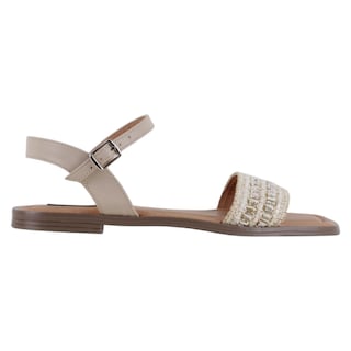 Foto 2 | Foto 2 | Sandalias De Piso Exterior Textil Color Beige Para Mujer De Rbbasics