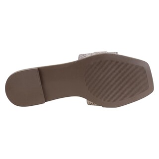 Foto 4 | Foto 4 | Sandalias De Piso Exterior Piel Vegana Color Beige Para Mujer De Rbcollection