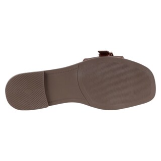 Foto 4 | Foto 4 | Sandalias De Piso Exterior Piel Vegana Color Café Para Mujer De Rbbasics