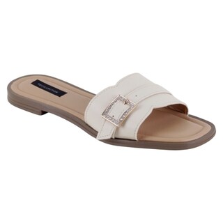 Foto 1 | Foto 1 | Sandalias De Piso Exterior Piel Vegana Color Beige Para Mujer De Rbbasics